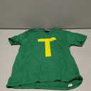 Letter T in Yellow on Green Costume Halloween Party T-Shirt Small