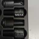 MEFA 19 Pcs Gel Nail Polish Kit with U V Light, 12 Colors Fall Gel Nail Polish Set Burgundy Red Champagne Gold Glitter Soak Off Purple Manicure Tools Beginners Salon Art Nails Art DIY for Women (1A Fancy Party)