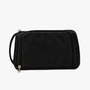 RUVOO Travel Toiletry Bag, Small Cosmetic Bag Cosmetic Bag Women's Travel Cosmetic Storage Bag Toiletry Bag Travel Cosmetic Bag Makeup(Black)