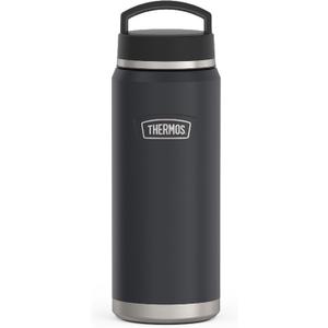 THERMOS ICON SERIES Water Bottle with Screw Top Lid - 40 Ounce, Granite - Stainless Steel Vacuum Insulated Water Bottle with Lid