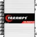 Taramps TS 400x4 400 watts RMS 4 Channels Full Range Car Audio Amplifier, 2 Bridged Channels, RCA Input Class D, Output Power, Multichannel Amplifier System, Small - TS400X4