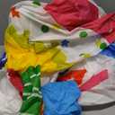 GOOSH 6.2 FT Birthday Inflatables Outdoor Decorations Cake with Candle, Happy Birthday Blow Up Yard Decoration with Colorful Rotating LED Lights for Party Garden Lawn