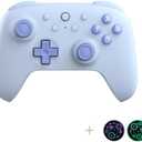 8Bitdo Ultimate 2C Hall Effect Joysticks Bluetooth Controller with Remappable L4/R4 Bumpers, 6-axis Motion Control, Rumble Vibration and Turbo Function for Switch/Switch 2 (Blue)