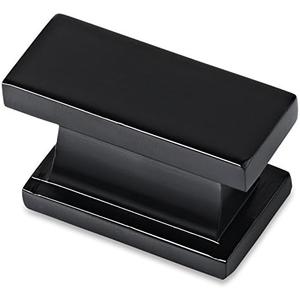 Southern Hills Black Cabinet Knobs - Pack of 3 - Kitchen and Bathroom Black Matte Hardware for Dressers, Desks, Furniture and Cupboards Drawers and Doors SHKM001-BLK-5