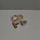 Suction Cup Hooks for Shower, Stainless Steel Shower Hooks for Hanging Towels, Robes, Bath Balls, Towel Hooks for Bathroom Wall, Glass Door, Kitchen, Mirror, Tile (2 PackGold)