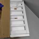 Pet Gate - 3-Panel Indoor Foldable Dog Fence for Stairs, Hallways, or Doorways - 55x24-Inch Retractable Freestanding Dog Gates by PETMAKER (White)