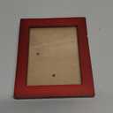 3x3 Picture Frame Solid Wood,Red. Table Top or Wall Mount Photo Frames with Plastic Glass for 3x3 Inches Pictures, Modern Home Office Decor