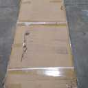 60" x 84" Bifold Sliding Barn Door, K Shaped Panel with Sliding Hardware Kit Set, Finished Closet Door Slab, 5.66FT Track for 4 Doors, MDF, White