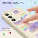 FUXICASE Case for Samsung Galaxy A35 5G, Silicone Shockproof Cover Women