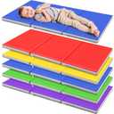 Wesiti 5 Pcs Kids Nap Mats for Preschool Daycare Bulk, Multicolor
1.37" Thick 3 Section Sleeping Mats for Toddler, Waterproof, Kindergarten Classroom Back to School Supplies, 47"L x 24" W