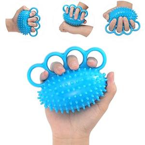 Hand Exercise Ball Finger Therapy Ball - Grip Strengthening, Improve Flexibility, Squeeze Stress Relief Balls, Resistance Strength Trainer for Hand