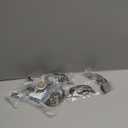 ESreake 6PCS Antique Bronze Drop Bail Pulls,Vintage Carved Cabinet Pulls Handles,5.0" Hole Centers Retro Drawer Knobs,Texture on Handle for Drawer Dresser Closet with Screws (Large 5" Hole Centers)