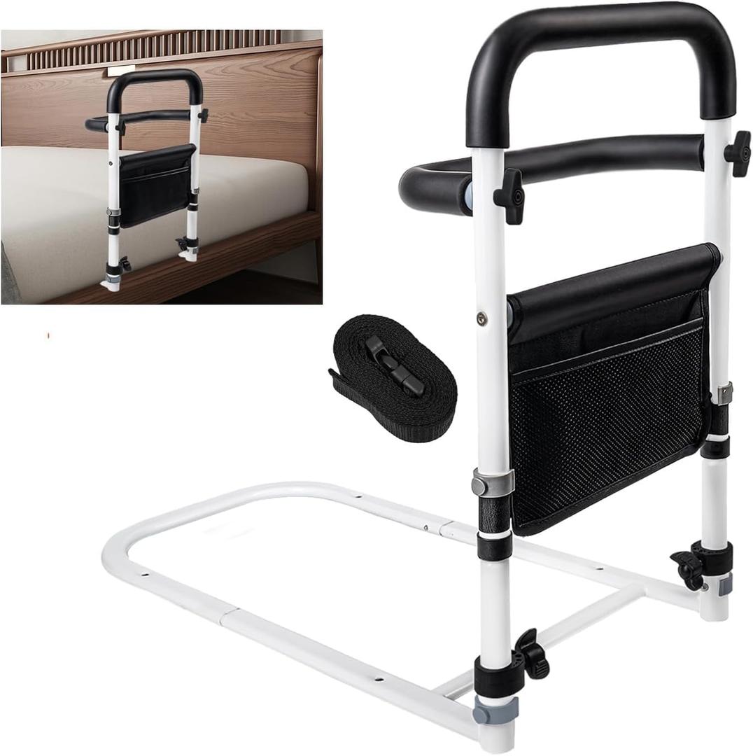 Svnntaa Bed Rails for Elderly Adults Safety, Bed Rail Elderly Bed Assist Rail for Seniors Helps Getting in and Out of Bed Much Easier (Medium)