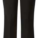 Design by Olivia Women's Relaxed Boot-Cut Office Pants Trousers Slacks, S