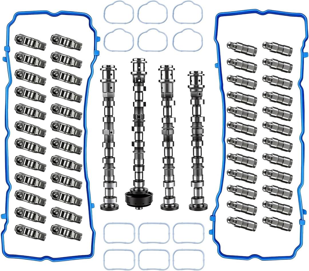 Complete Camshaft Rocker Arms Lifters Kit 2011-2022 3.6 Compatible with Pentastar Dodge Chrysler Jeep Ram, for Grand Cherokee Wrangler Charger Challenger Grand Caravan Journey Durango 200 300