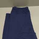 Hanes Men's EcoSmart Sweatpants, Athletic Lounge Pants with Pockets, Open Hem Bottom, Fleece Pants (X-Large, Navy)