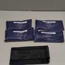 Reusable Gel Soft Ice Packs for Injuries, 4 Pack Flexible Hot and Cold Packs with Strap for Knees, Back, Face, Joint & Muscle Pain Relief (Small 4.33"x 9.45")