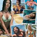 KSang Wateproof Super Thick Bathing Suit Inserts - 2 Pairs Push Up Bra Pads Inserts Add 1-2 Cups Swimsuit Breast Enhancer for Bikini Sports Fits AA/ A - Beige