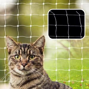 Balcony Cat Net, High-Strength Protective Net, Fixes Balconies, Terraces, Windows, Roof Openings (10x26ft, Transparent, Thicker and Stronger)