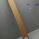 UNISHADES no Drill Cordless Roman Shades for Windows, 35" W 64" H - Light Filtering - Linen - Grey