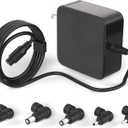 SOLICE 65 ac Charger Compatible with asus vivobook 12 14 15 16 17 Flip, S15 S14 S13, GO 12 14 15,Fit for Zenbook UX/ASUSPRO/Expertbook/Transformer Book/ImagineBook/Eeebook Models Laptop Round Port