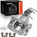 A-Premium Disc Brake Caliper Assembly with Bracket Compatible with Select Acura and Honda Models - TSX 2009-2014, Accord 2008-2012 - Rear Right Passenger Side