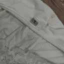 3 Pack Women's Cotton Long Sleeve Tops V Neck Ribbed Knit Lace Sexy Shirts Slim Fit Dressy Casual Tight Basic Tees (Large, Khaki, White, Black)