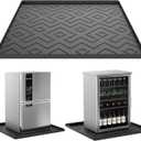 Mini Fridge Silicone Mat 19.7"x19.7"x0.4" - Non-Slip, Spill-Proof, Drip Prevention | Ideal for Refrigerators, Washing Machines, Dryers, Wine Coolers, and Dishwashers