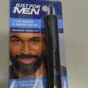 Just for Men 1-Day Beard & Brow Color, Temporary Color for Beard and Eyebrows, For a Fuller, Well-Defined Look, Up to 30 Applications, Black