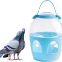 Pigeon Water Dispenser Feeder, 2L Water Pot Container with Handle for Pigeon Chicken Parrot Duck Poultry