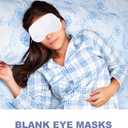 Beavorty Disposable Eye Masks 20 Pack Breathable Polyester Sleeping Eye Covers for Stress Relief Travel Naps Light Blocking and Surface
