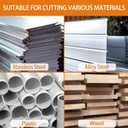 RKK Tungsten Carbide Hole Saw for Hard Metal, Steel, Iron, Wood, Plastic with 1 Titanium-Plated Pilot Drill bit (19mm | 3/4'')