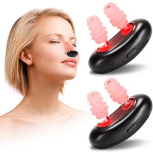 Colds Red Light Nasal Therapy Device, Red Light Nasal Therapy Instrument Red Light Nasal Therapy for Nose, Nasal Soothing Device (2PCS-XL)