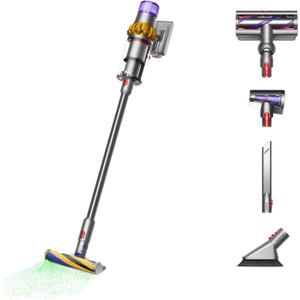 Dyson V15 Detect Plus Cordless Vacuum, Illumination Reveals dust, 240AW, 3 Power Modes, Up to 60 Minutes, Deep Cleans Hard Floors and Carpets, Detangles pet Hair, Converts to Handheld