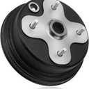 M MATI Front Wheel Brake Drum Hub for Yamaha Big Bear 350 Kodiak 400 1989-1998 Use Rear for Timberwolf 250 1992-1993 3HN-25111-02-00 3HN-25111-01-00