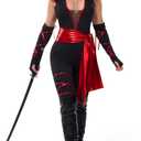 Spooktacular Creations Halloween Ninja Costume for Women with Ninja Mask for Adult Halloween Costume Party -S