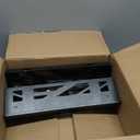 Adjustable Mobile CPU Stand, Ventilated Computer Tower Stand with 4 Caster Wheels Fits Most PC Tower, Under Desk CPU Holder PC Floor Cart Computer Riser for Students and Gamers (Black)