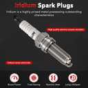 UF311 Ignition Coil Packs and Iridium Spark Plugs Compatible with Honda 03-07 Accord, 02-11 Civic, 02-09 CR-V, 03-11 Element/Acura 06-11 CSX, 02-06 RSX