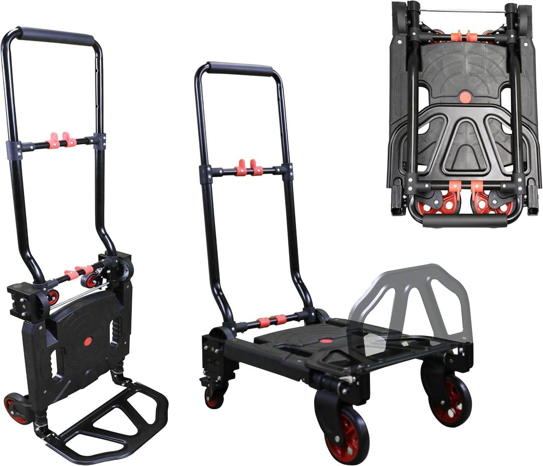 2-in-1 Convertible Folding Hand Truck