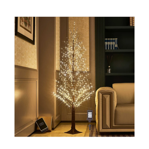 Hairui Lighted Brown Alpine Tree with 810L Warm White Fairy Lights 6FT, Twig Tree with Lights for Indoor Outdoor Home Christmas Winter Holidays Party Decoration Hairui Lighted Brown Alpine Tree with 810L Warm White Fairy Lights 6FT, Twig Tree with Lights for Indoor Outdoor Home Christmas Winter Holidays Party Decoration