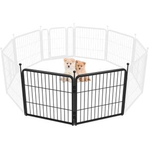 FXW Rollick Dog Playpen for Yard, RV Camping, 24 inch 2 Panels for Small and Puppy DogsPatented