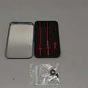 Thinvik Upgraded Presta Tubeless Valve Stem 48/65/85mm, Super Light Presta Valve Stem Kit for Tubeless Tires (Valve Stem Cap + Valve Core Removal Tool Included)- Diverse Color and Size Options(Pair) (Red)