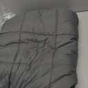 Weighted Blanket for Adults - 15lbs 48"x72" Cooling Heavy Blanket for 120-160lbs with Premium Glass Beads - Soft Thick Big Blankets for All-Season Sleeping Comfort Breathable Grey