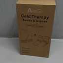 Atsuwell Foot Hand Ice Pack for Chemotherapy, Chemo Cold Gloves and Socks for Neuropathy, Cold Therapy Socks and Cold Gloves Comfort Items for Soothing Discomfort, Chemo Care Package Gift, L/XL