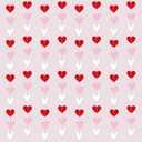 Capoda 8 Pcs Valentine's Day Garland Decorations Red Pink White Heart Garland Banners Solid Outlined Romantic Hearts Hanging Banners for Sweet Day Birthday Wedding Anniversary Party Supplies