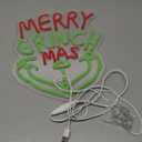 Merry Grinchmas Grinch Neon Sign With Dimmer USB Powered Adjustable Light JL