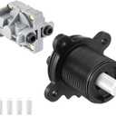 Dreyoo 2 Pieces Pressure Balancing Cartridge and Valve Stem Assembly, Compatible with 971-2500 and 974-2910, Compatible with Pfister 0X8/JX8/VB8/JV8 Deep Casting Valve, for Single Handle Tub/Shower