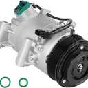 Air Conditioner AC Compressor with Clutch for Honda Civic 1.5L 2016 (EX-L, EX-T, Turbo, Touring), for Honda Civic 1.5 2017-2020(North American or Japan Built), for Honda CR-V 1.5L 2017-2022