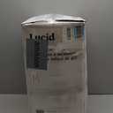 Lucid 3 Inch Memory Foam Mattress Topper, King Size  Cooling Gel Bed Topper  Preassure-Relieving Deep Plush Feel  Ventilated Breathable Design  CertiPur Certified - Dorm Room Essentials