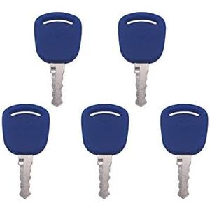5 Pcs 14601 Ignition Key for Ford New Holland Tractor Case IH 82003267 82030143 F0NN11603AA